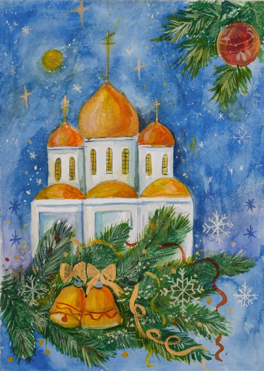 Рисунки и картинки на Рождество Христово | ❤Lessdraw❤