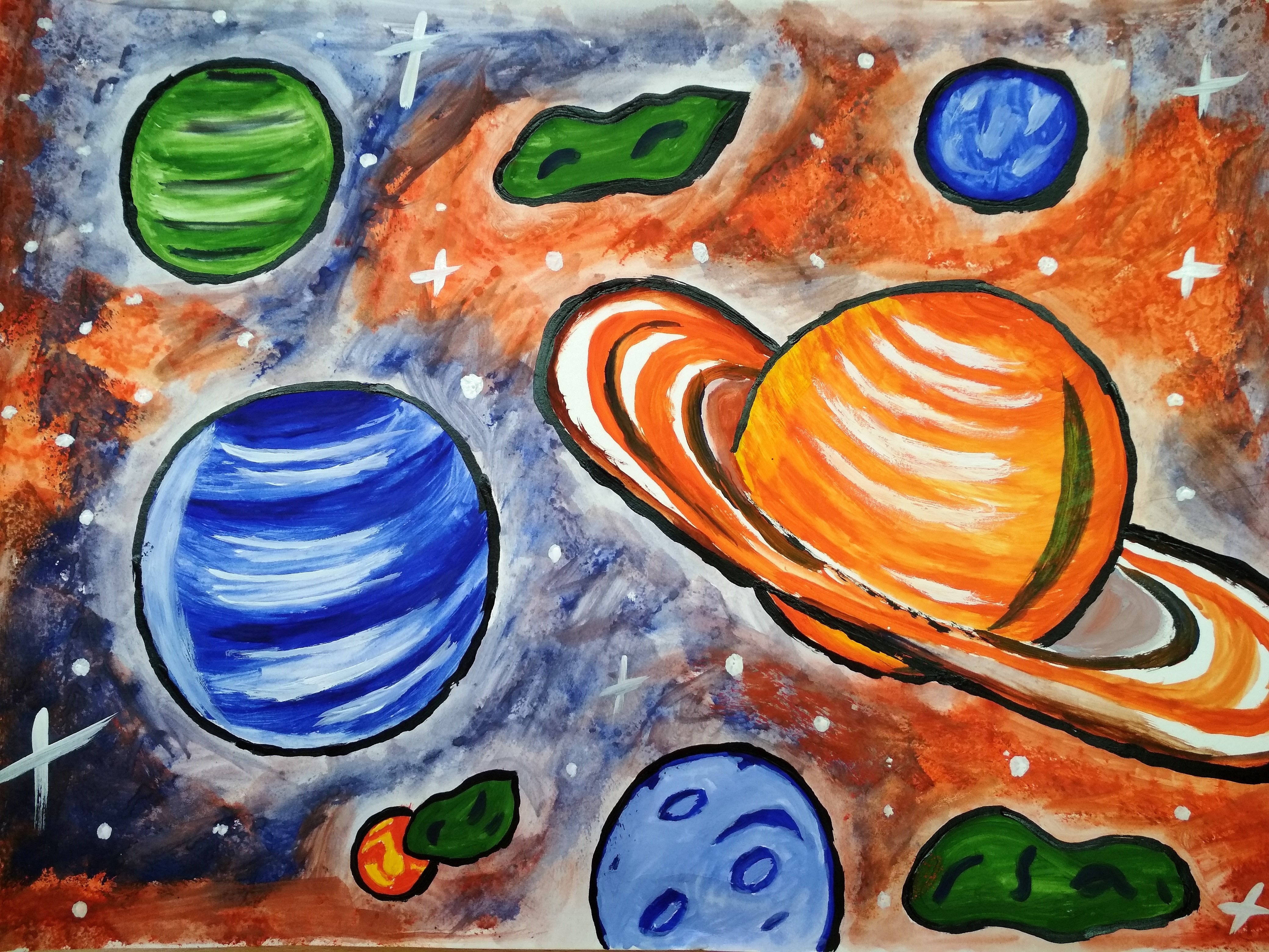 Солнечная система нарисовать ребенку. Рисунок на тему Солнечная система. Детские рисунки солнечной системы. Для рисование солнечной системы. Планета рисунок для детей.