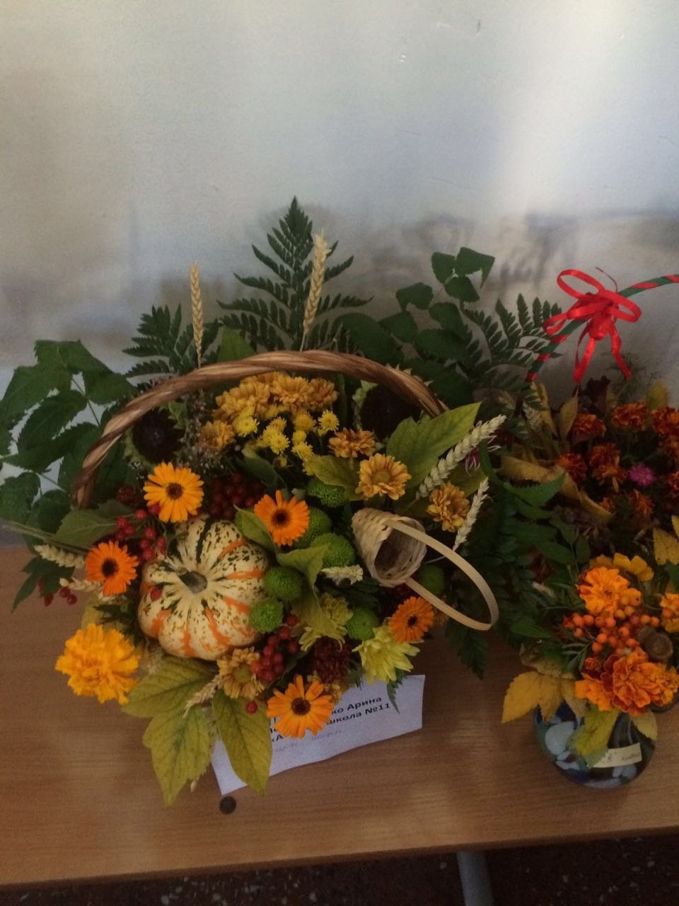 Осенний букет своими руками: фото-идей поделки в садик и школу