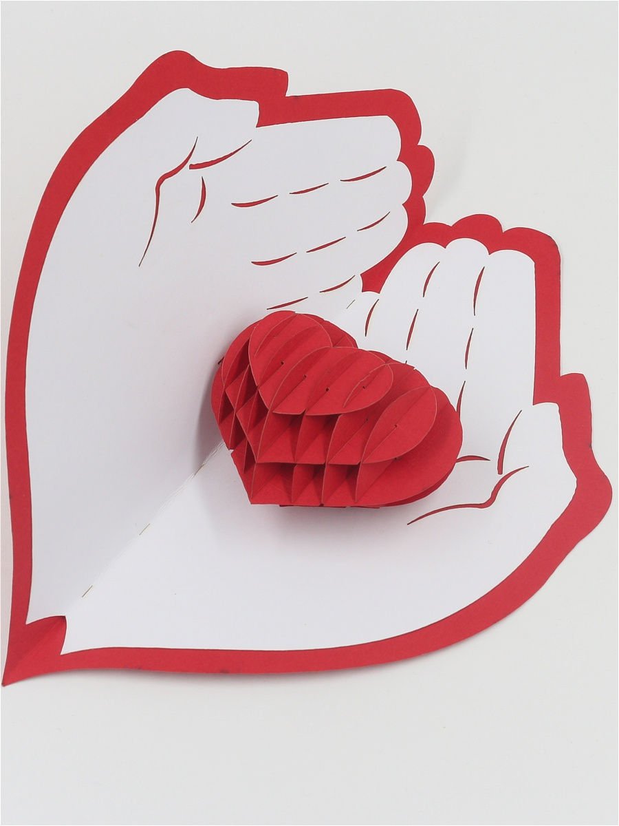 Объемная открытка с сердцем своими руками – Журнал о Яркой жизни