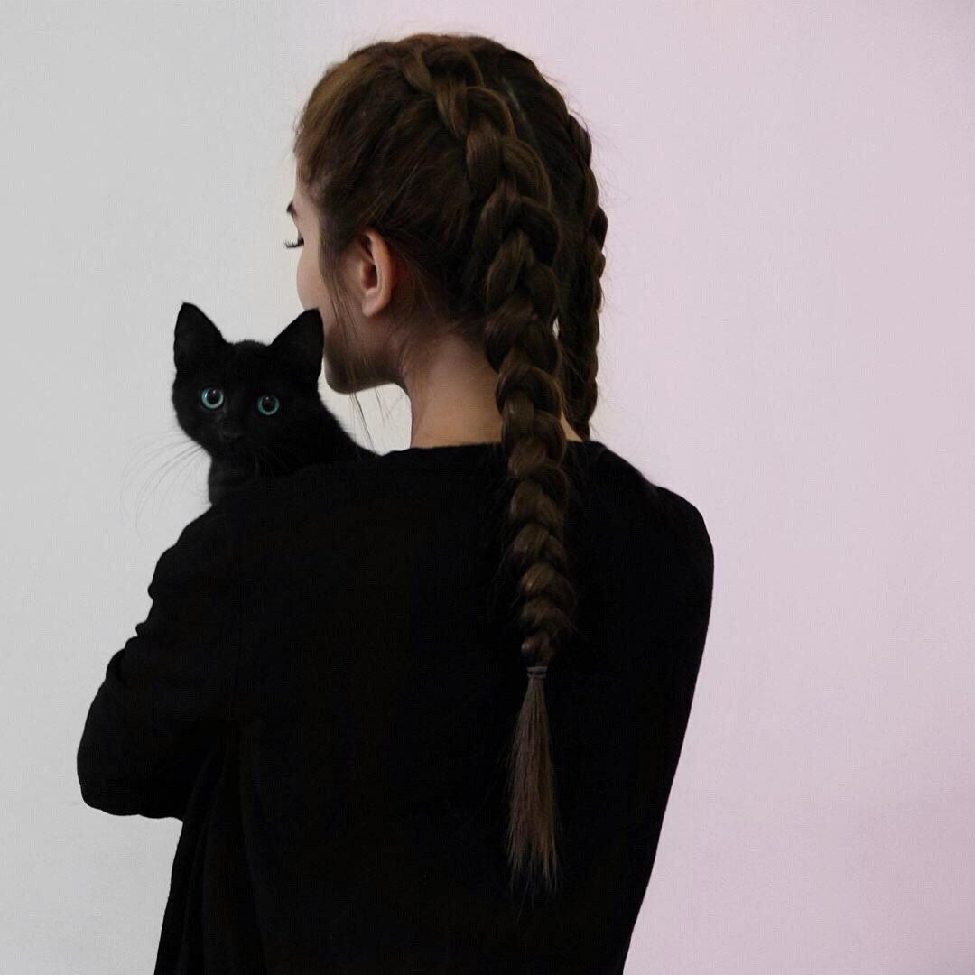 Блондинок с котом - картинки и фото massage-couples.ru