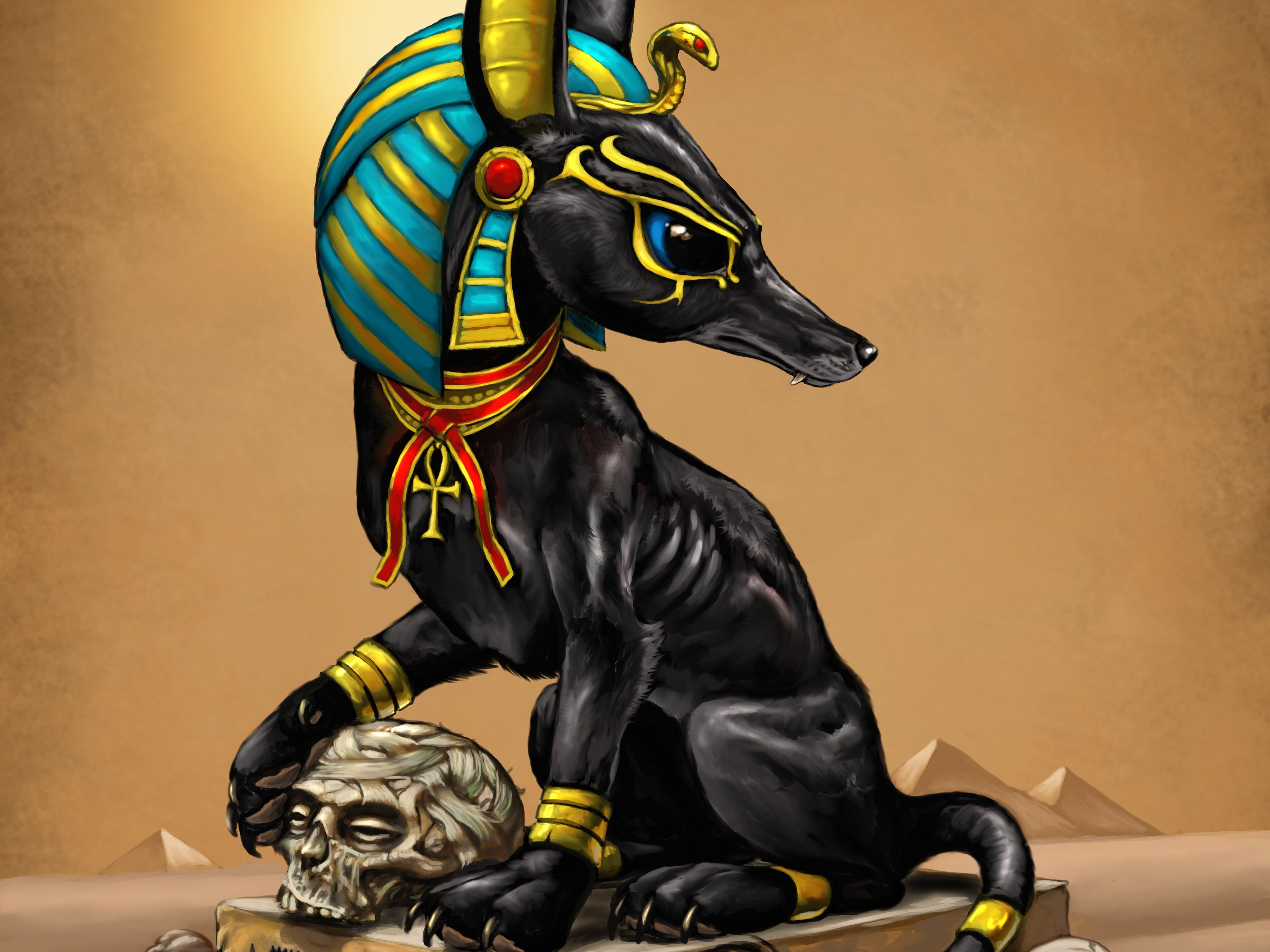 Anubis smokes