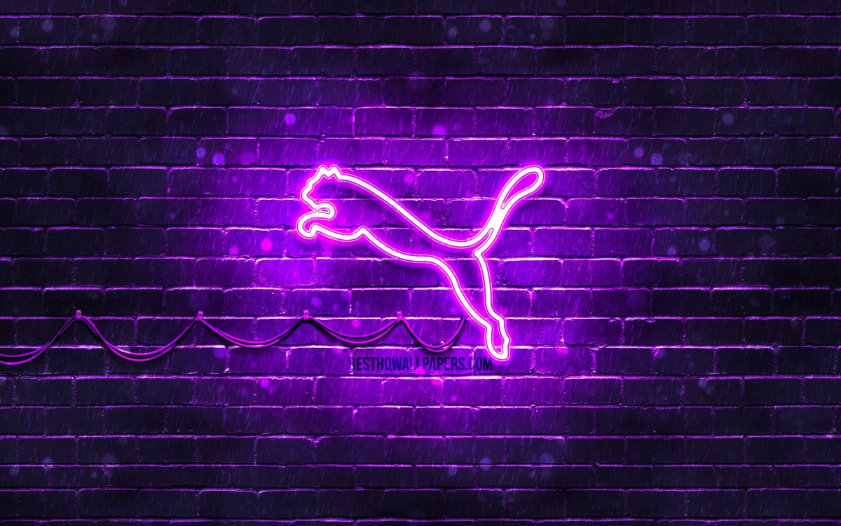 Фиолетовый неон фон