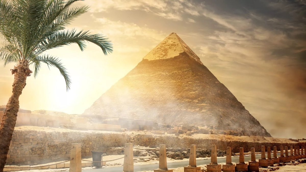 Фон пирамиды Египта