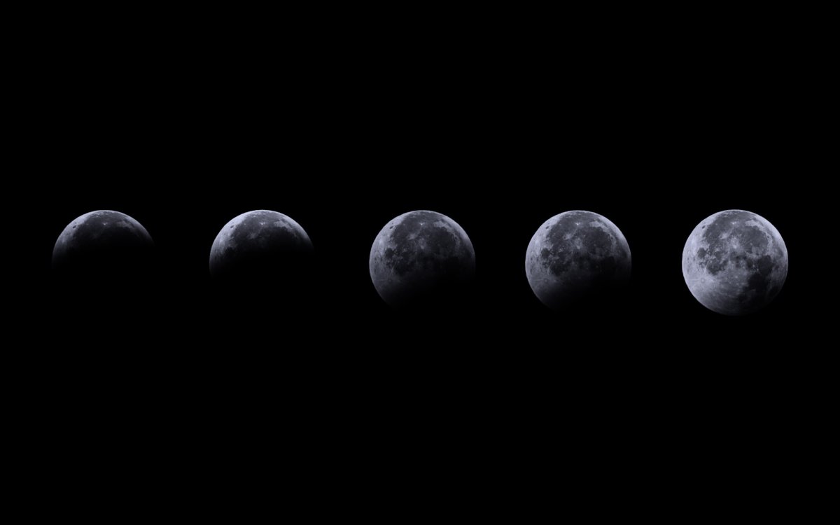 Луна на рабочий стол - 71 фото