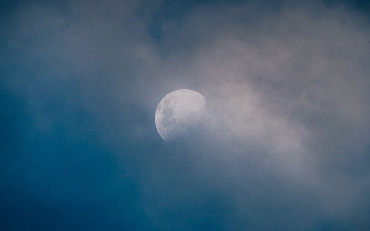 Утренняя Луна - 58 фото