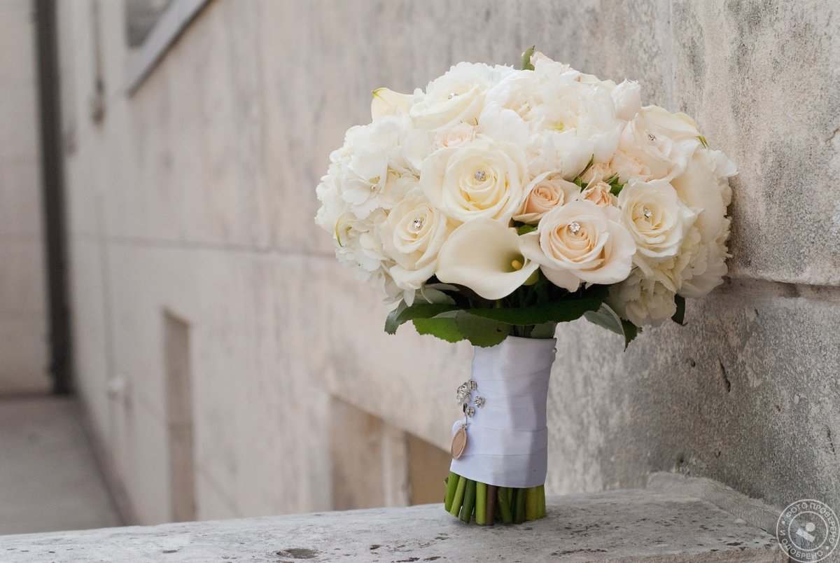 Белые Свадебные цветы