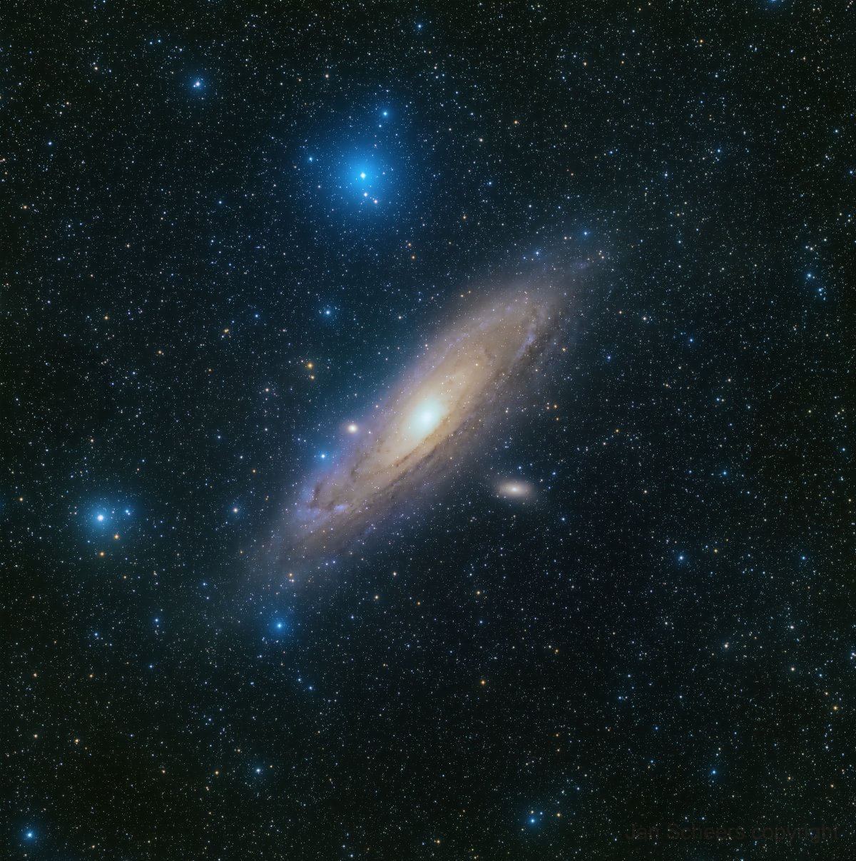 Звезды Галактики Андромеды
