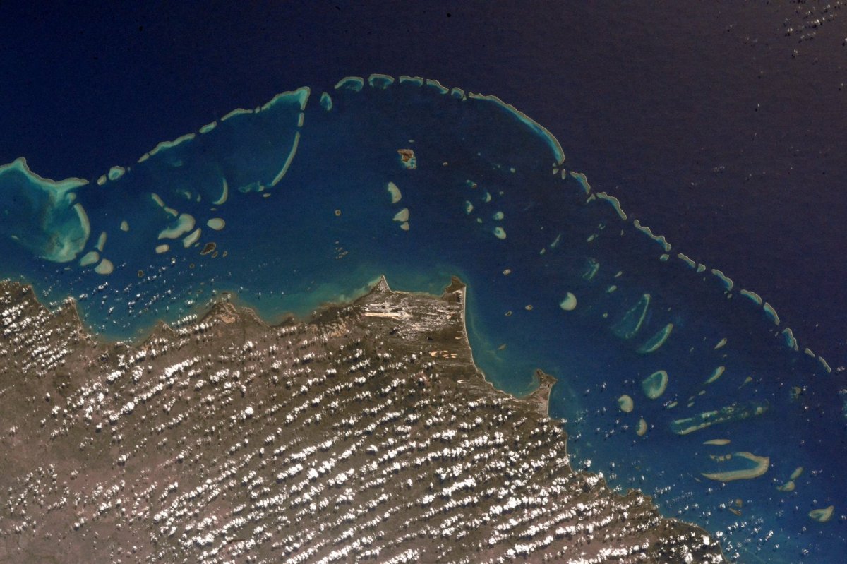 Большой Барьерный риф из космоса