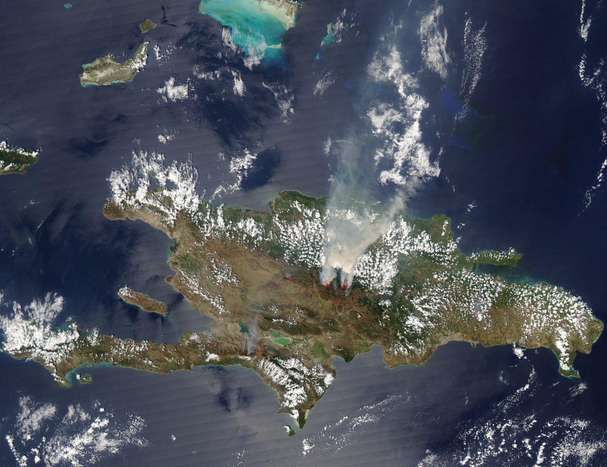 Гаити из космоса
