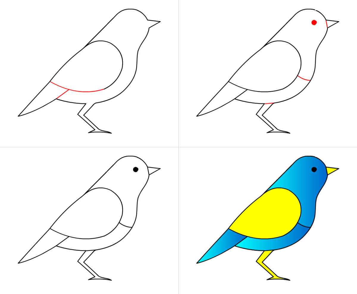 Рисунок птицы 5 класс. Поэтапное рисование птиц. Этапы рисования птиц для детей. Рисование красивая птичка. Поэтапное рисование птиц для детей.