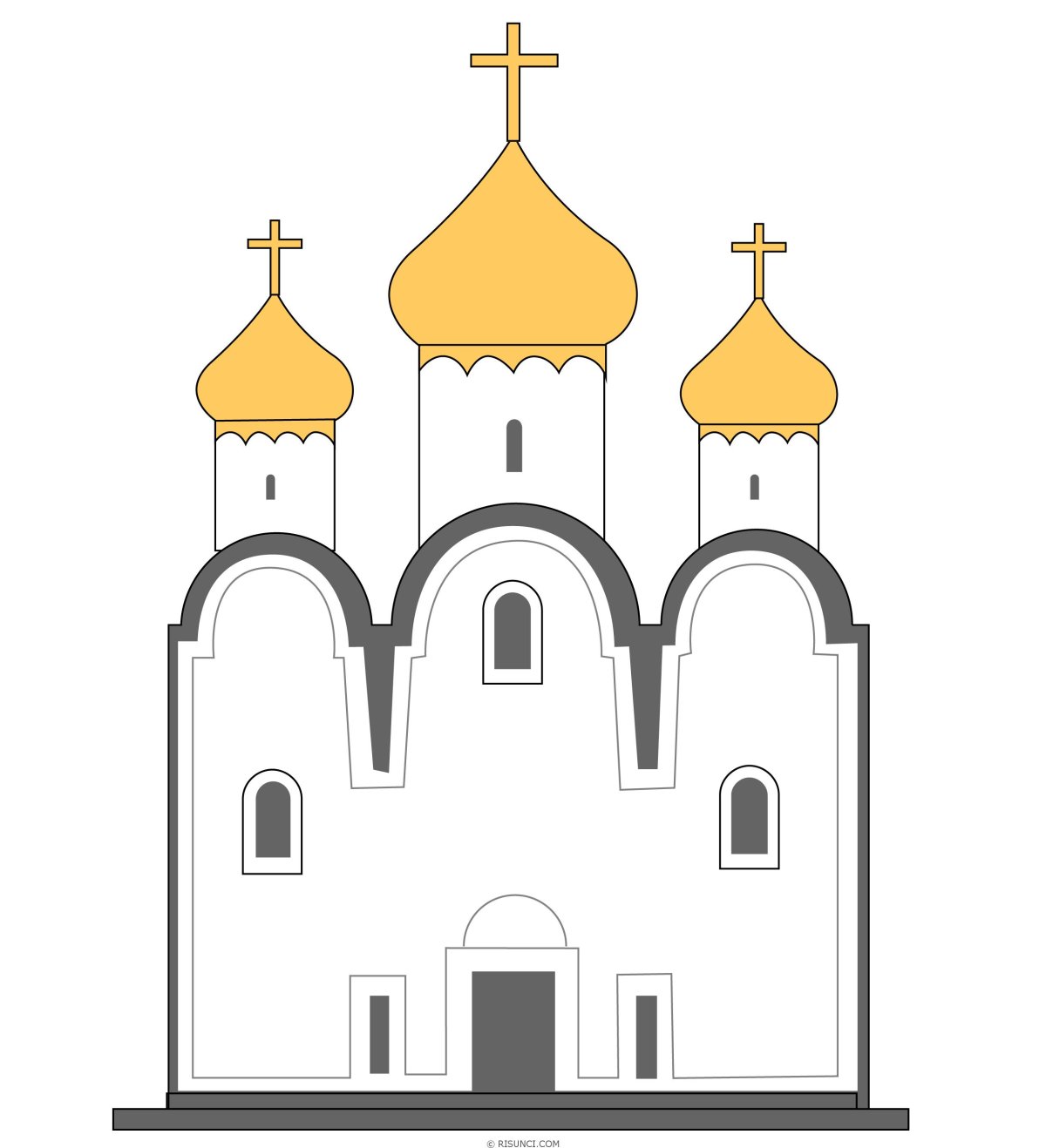 Рисунки церкви для срисовки