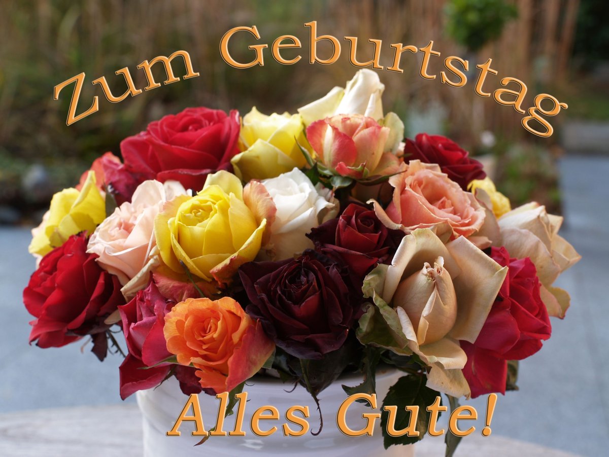 Поздравления с днем рождения женщине на немецком языке
