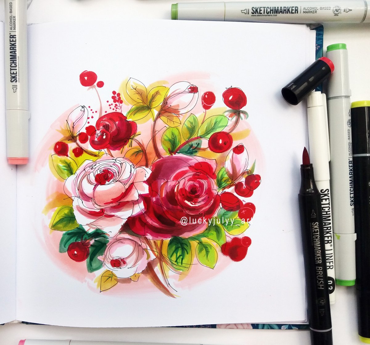 Клубника SKETCHMARKER