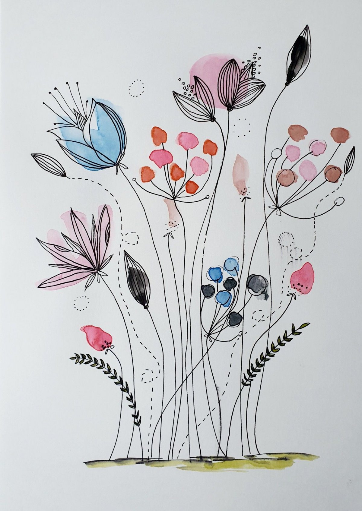 Рисунок на тему цветы