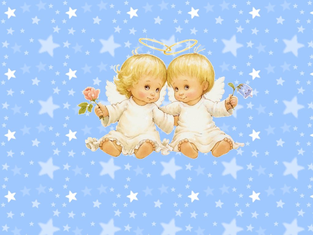 С днем рождения картинки двойняшкам мальчикам. Фон с ангелочками. Открытки с днём рождения двойняшек. Открытка с рождением близнецов. Поздравить двойняшек с днем рождения.
