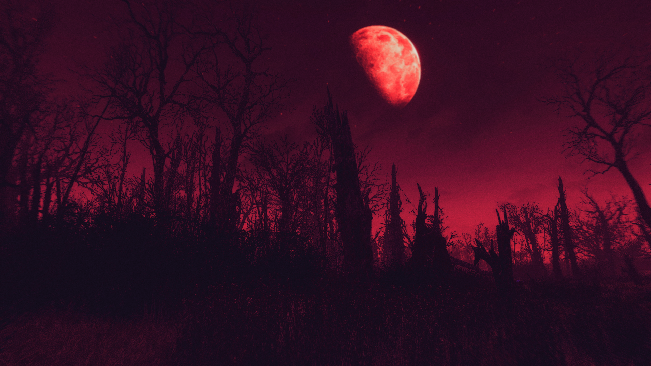 Есть кровавая ночь. Кровавая Луна / Bloodmoon (1997). Красная ночь. Кровавая ночь. Красная Луна.