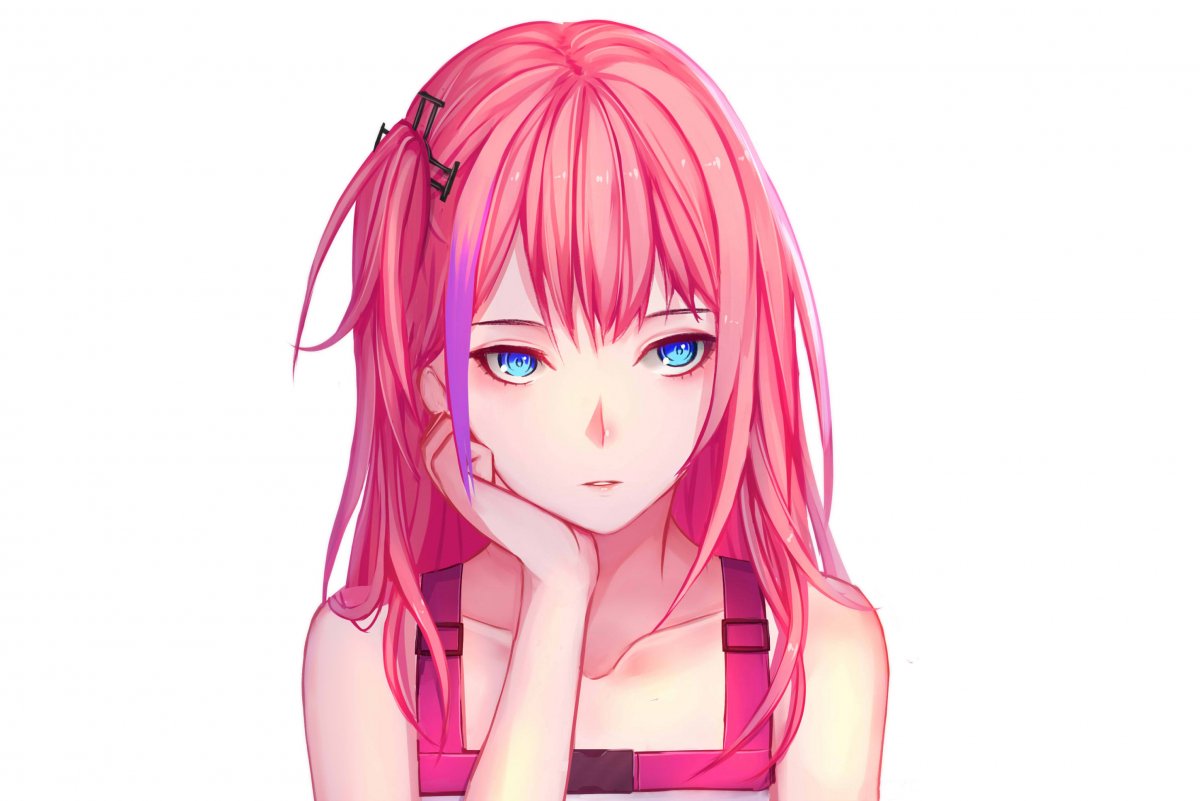 Аниме персонажи с розовыми волосами  