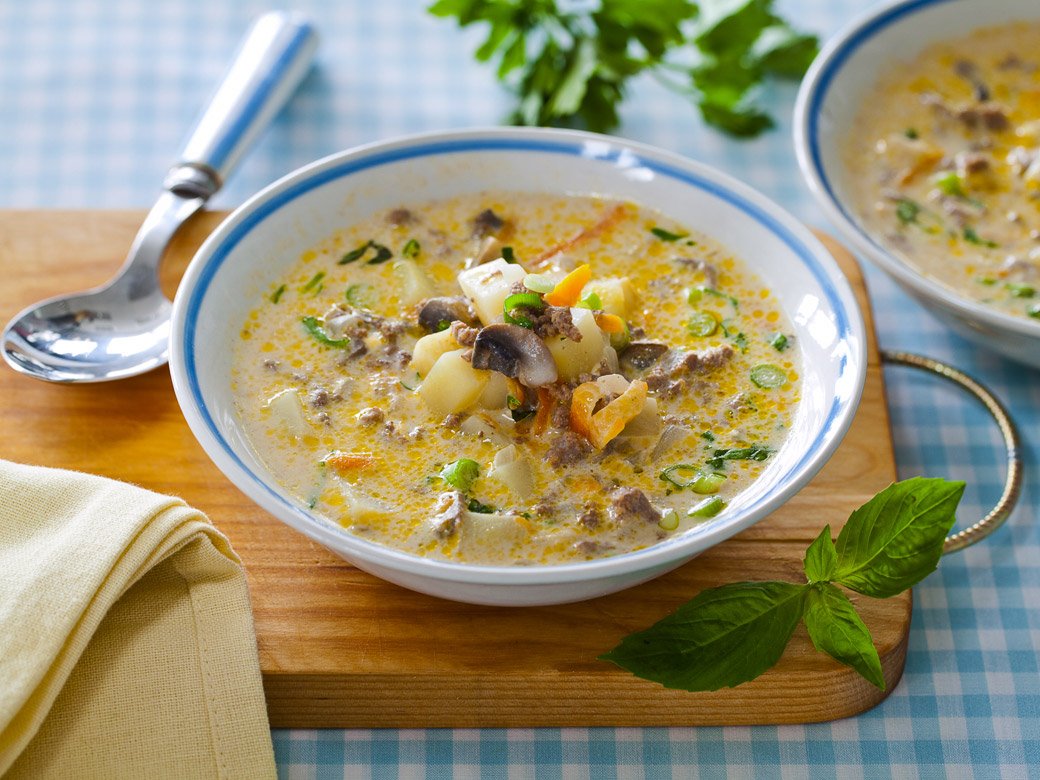 Суп из шампиньонов с картофелем и вермишелью - 61 фото