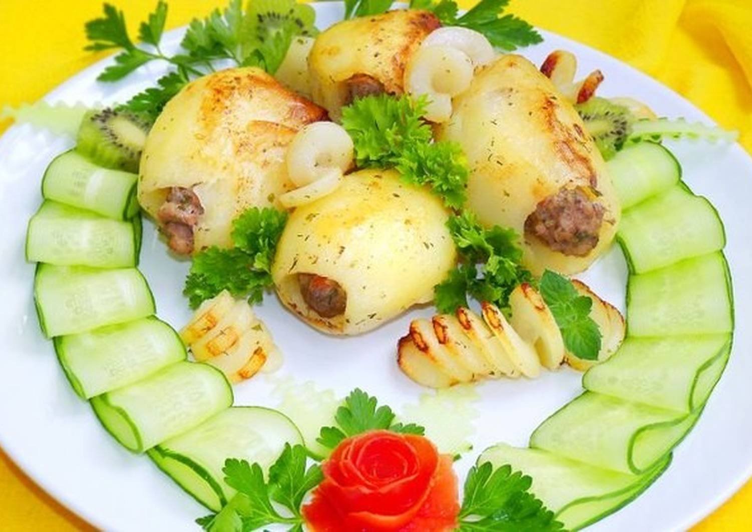 праздничные блюда из картофеля с фото