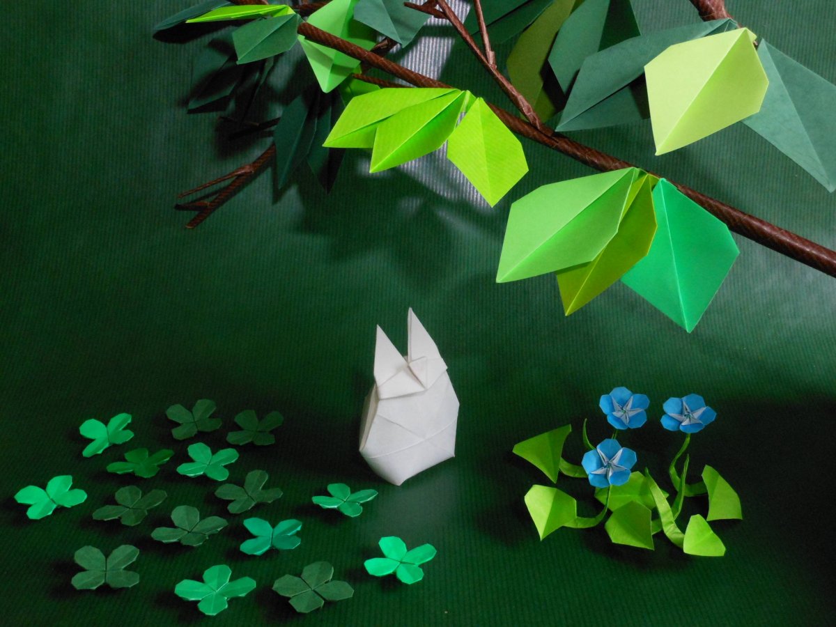 Оригами природа | Схемы оригами с анимацией | Скачать бесплатно