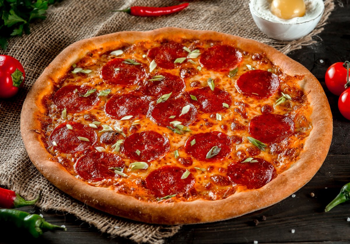 фото пепперони пицца как выглядит фото 59
