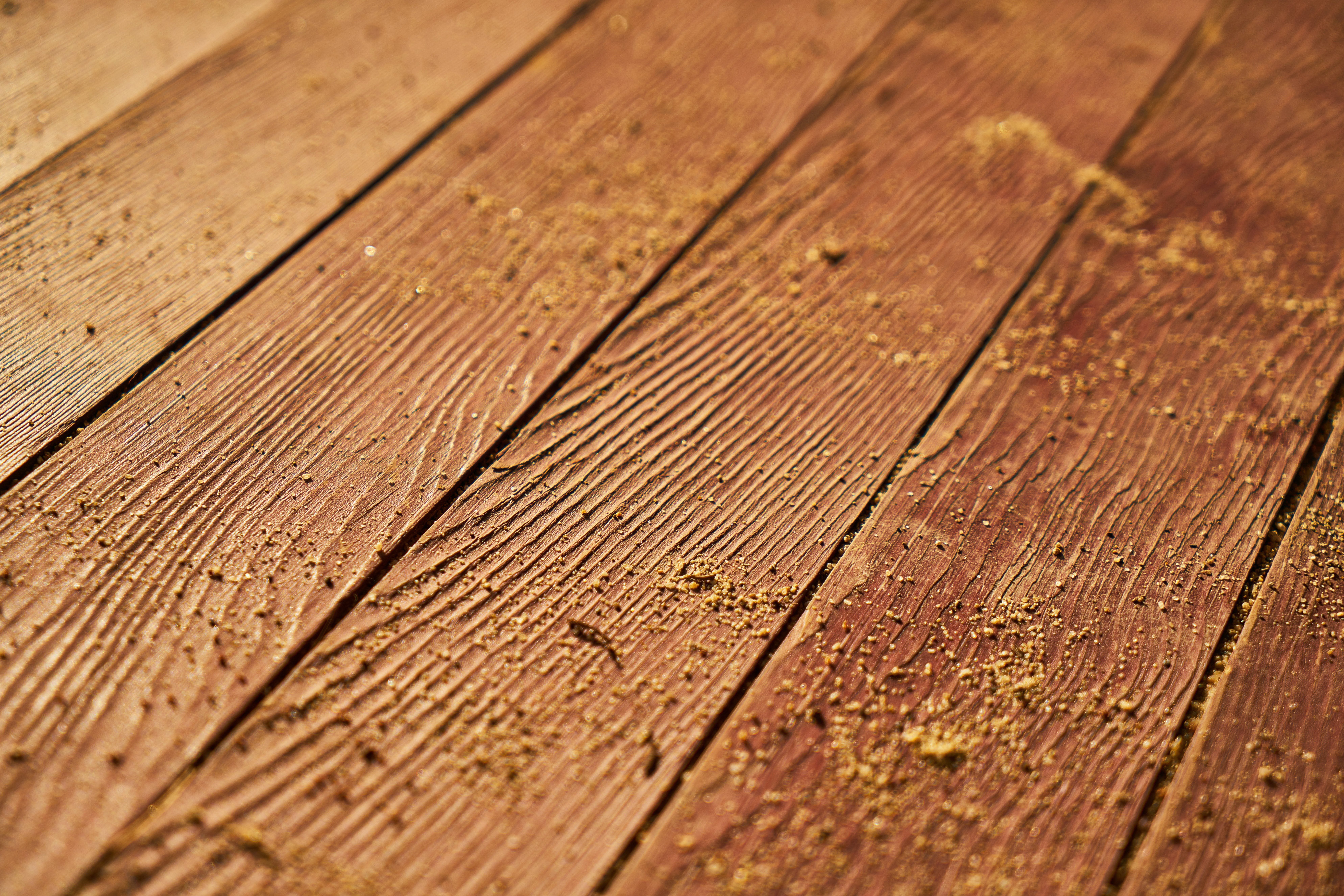 Звук деревянный пол
