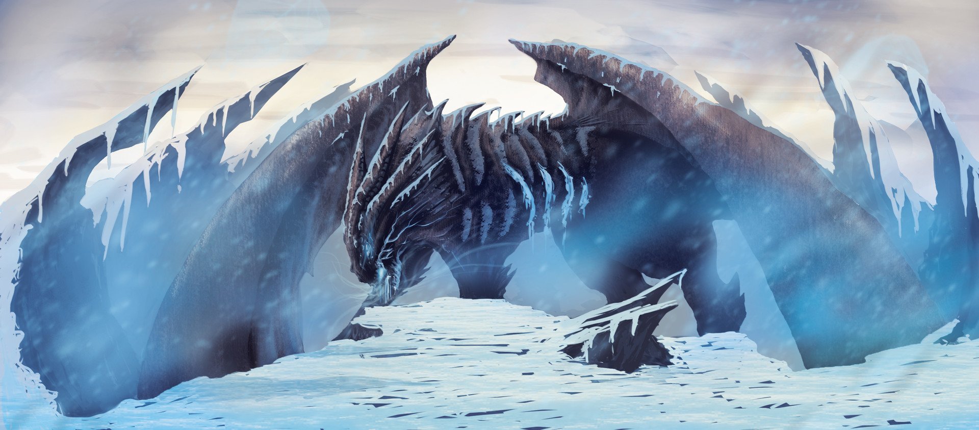 Голова дракона на снегу. Ледяная виверна (Ice Wyvern). Ледяной змей вархаммер. Клаут дракон севера. Снежный ВИВЕРН Dragon.