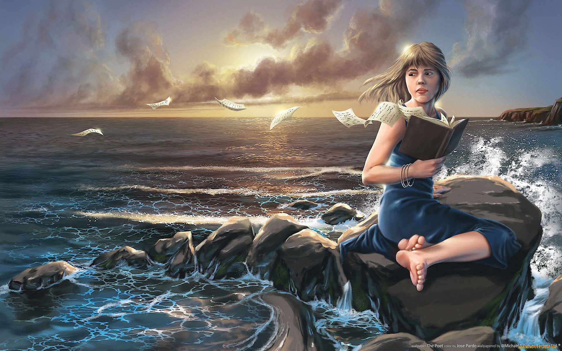 Читать берега жизни. Море фэнтези. Девушка у моря фэнтези. Девушка-море. Девушка у моря картина.