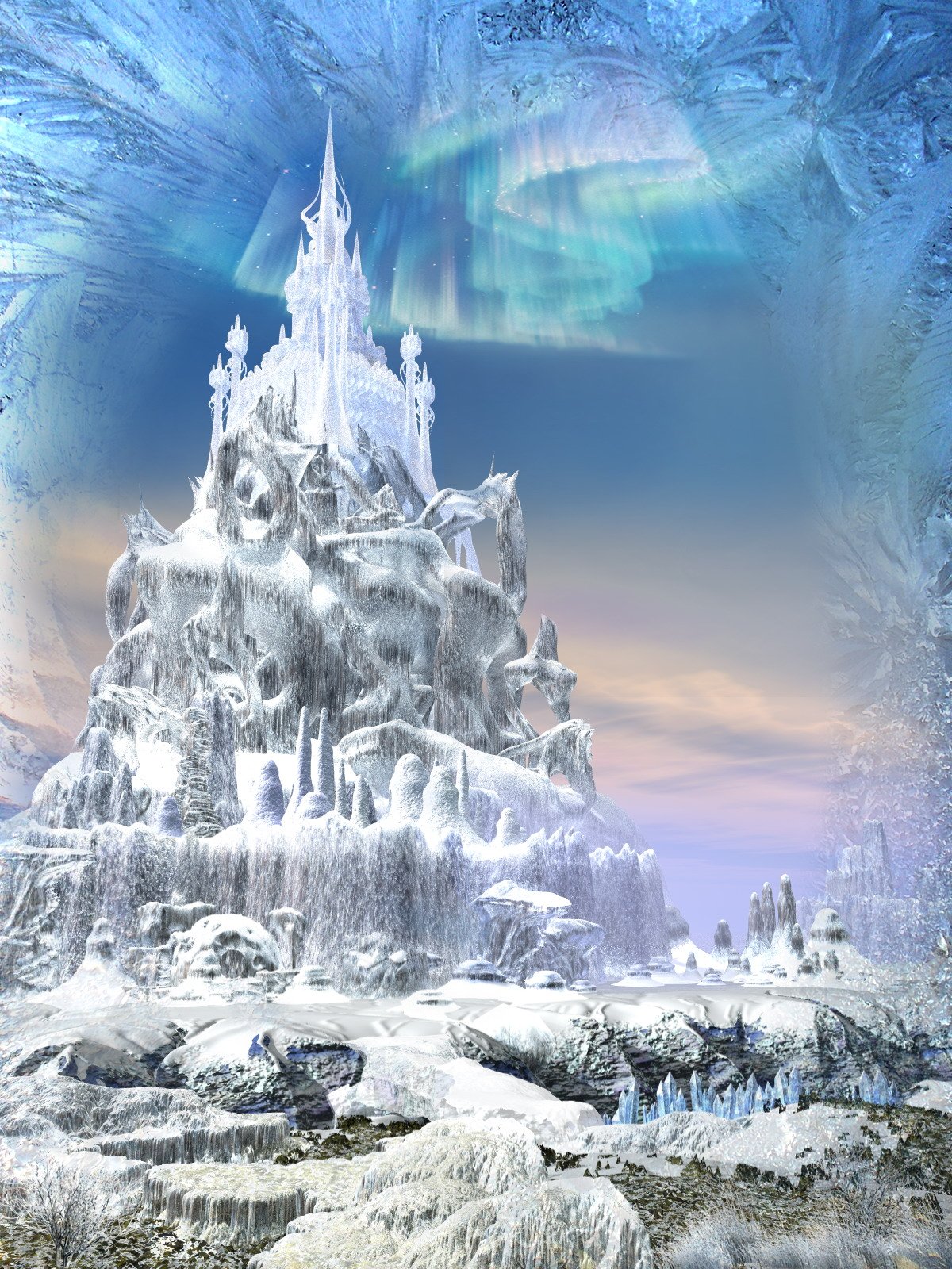 Как называется большой ледяной дворец снежной королевы. Хроники Нарнии ледяной дворец. Замок ледяной королевы из хроники Нарнии. Снежное королевство Геншин. Ледяной дворец снежной королевы.
