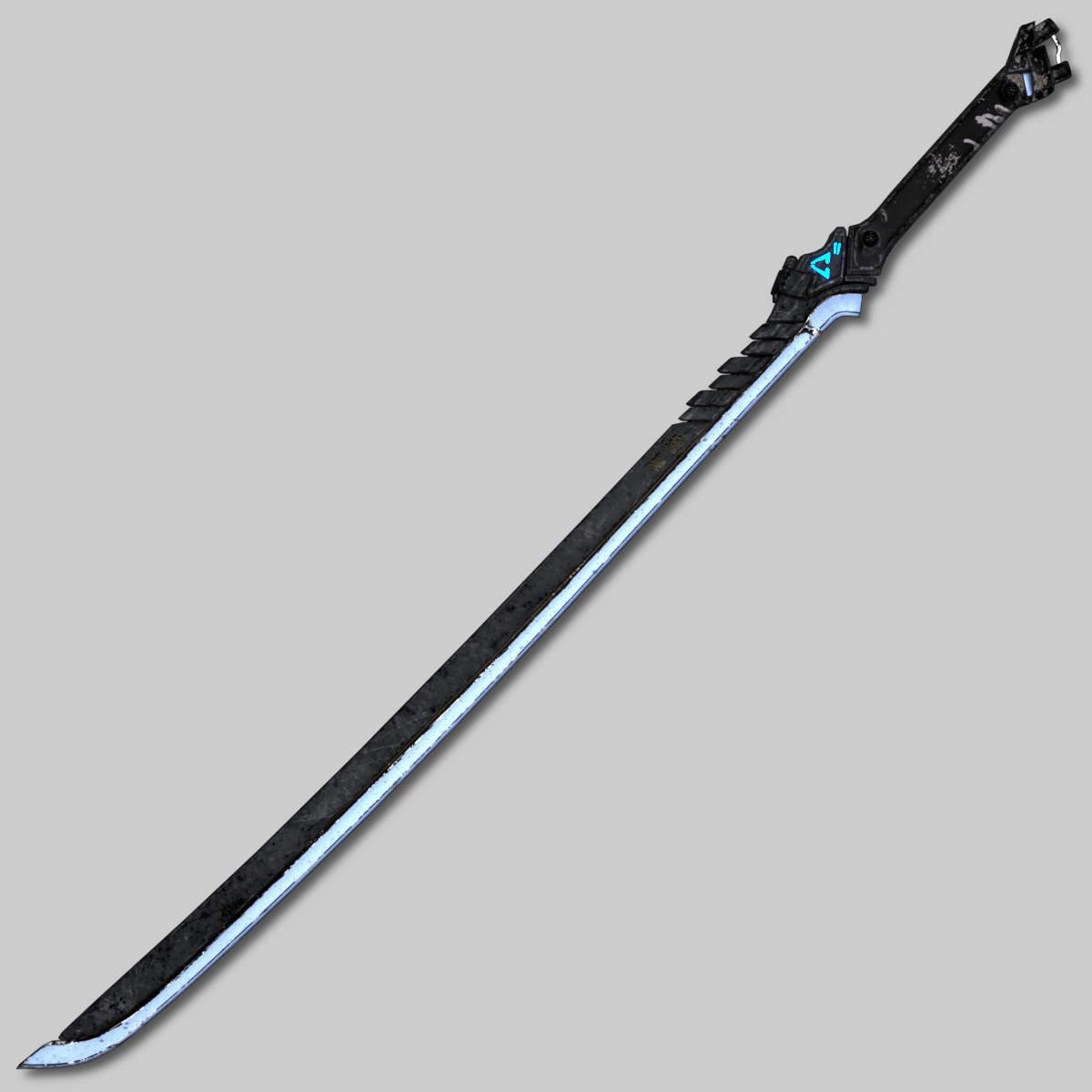 Большой черный меч. Катана Сворд. Катана Нодати. Лонг Сворд меч.