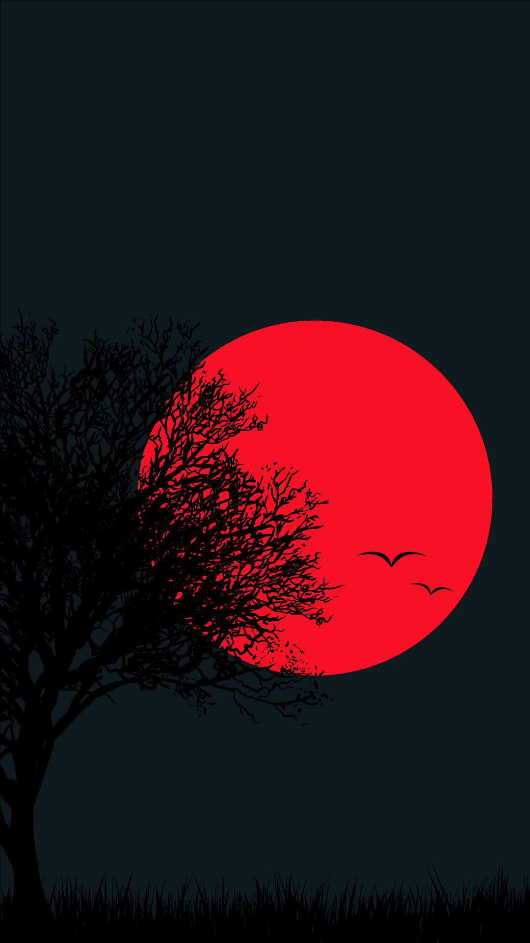 Красная Луна арт