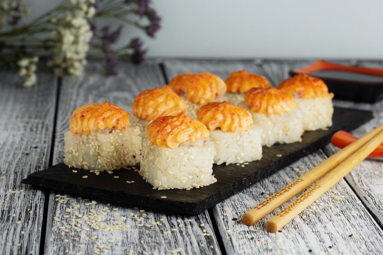 Рецепт суши и роллов запеченных фото 62