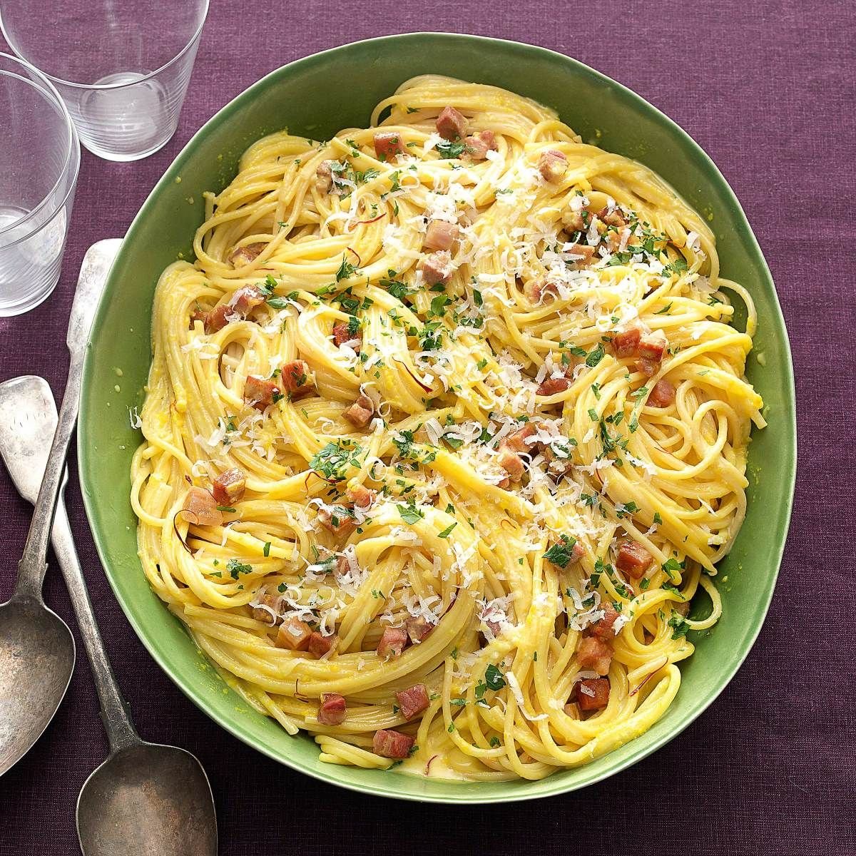 Рецепт карбонары со спагетти. Карбонара паста карбонара. Макароны для пасты карбонара. Спагетти карбонара Милти. Лингвини карбонара.