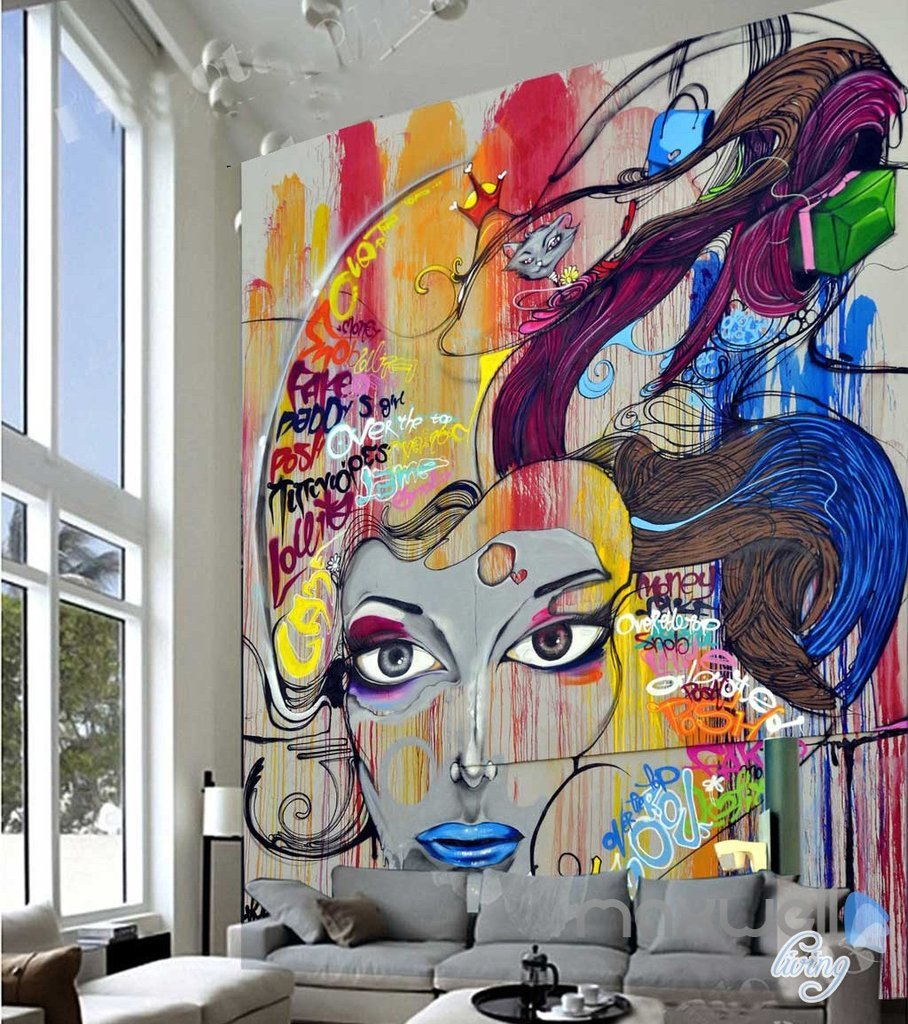 Рисунки на стенах квартиры: интересные решения в интерьере