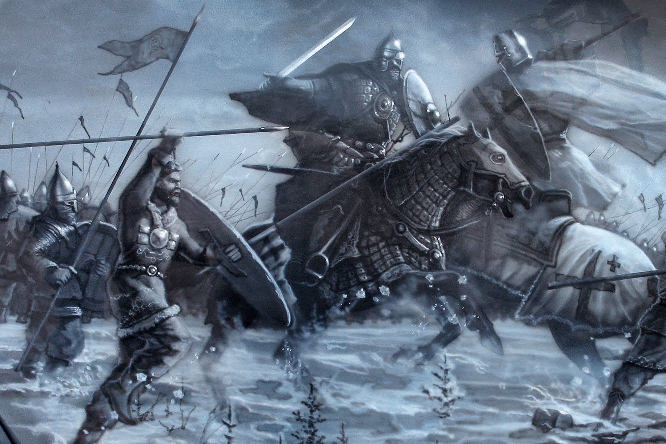 Ледовое побоище рыцари. Битва Ледовое побоище 1242.