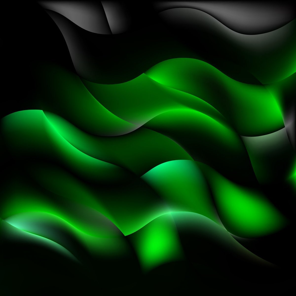 Черно зеленый фон - 65 фото