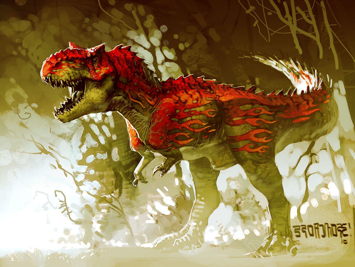 Тираннозавр рекс арт - 28 фото