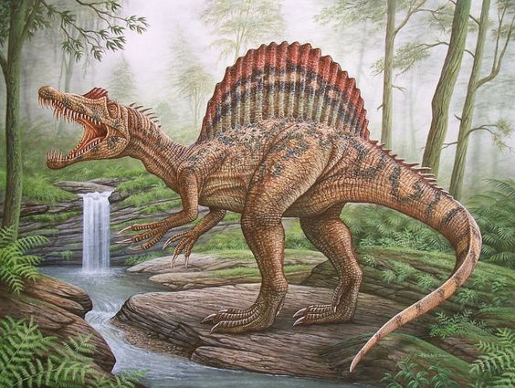 Спинозавр арт - 32 фото