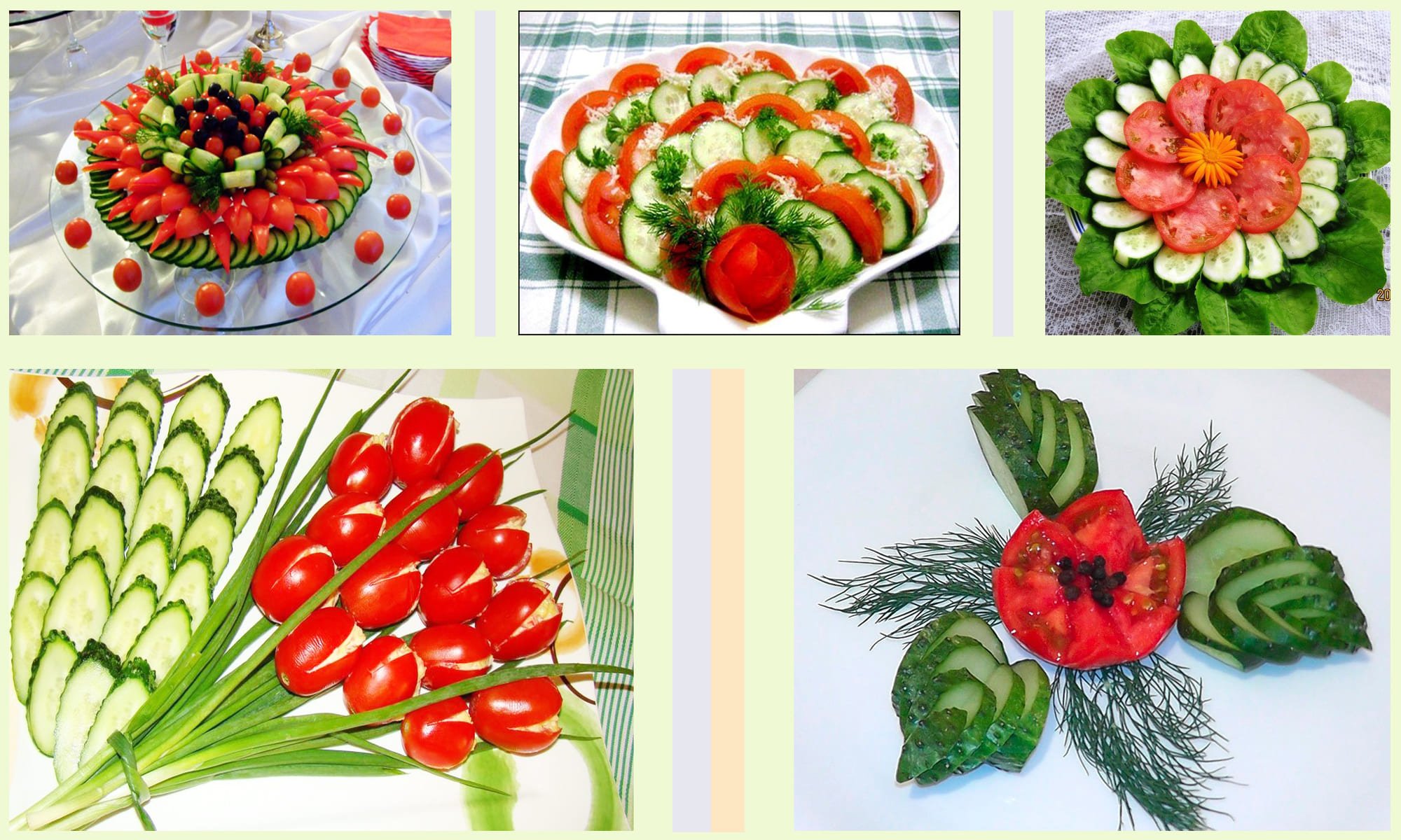 Нарезки огурцов и помидоров на стол. Овощная нарезка. Красивое украшение праздничного стола. Украшения из овощей для праздничного. Красивые нарезки из овощей.