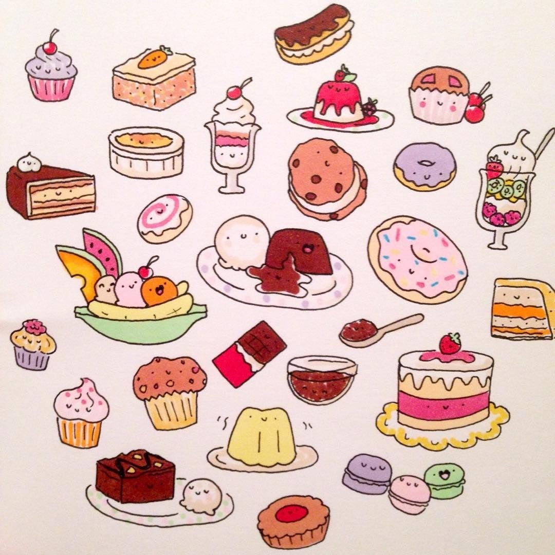 Рисунки для срисовки еда. Картинки для срисовки еда. Еда для срисовки. Вкусняшки рисунки.