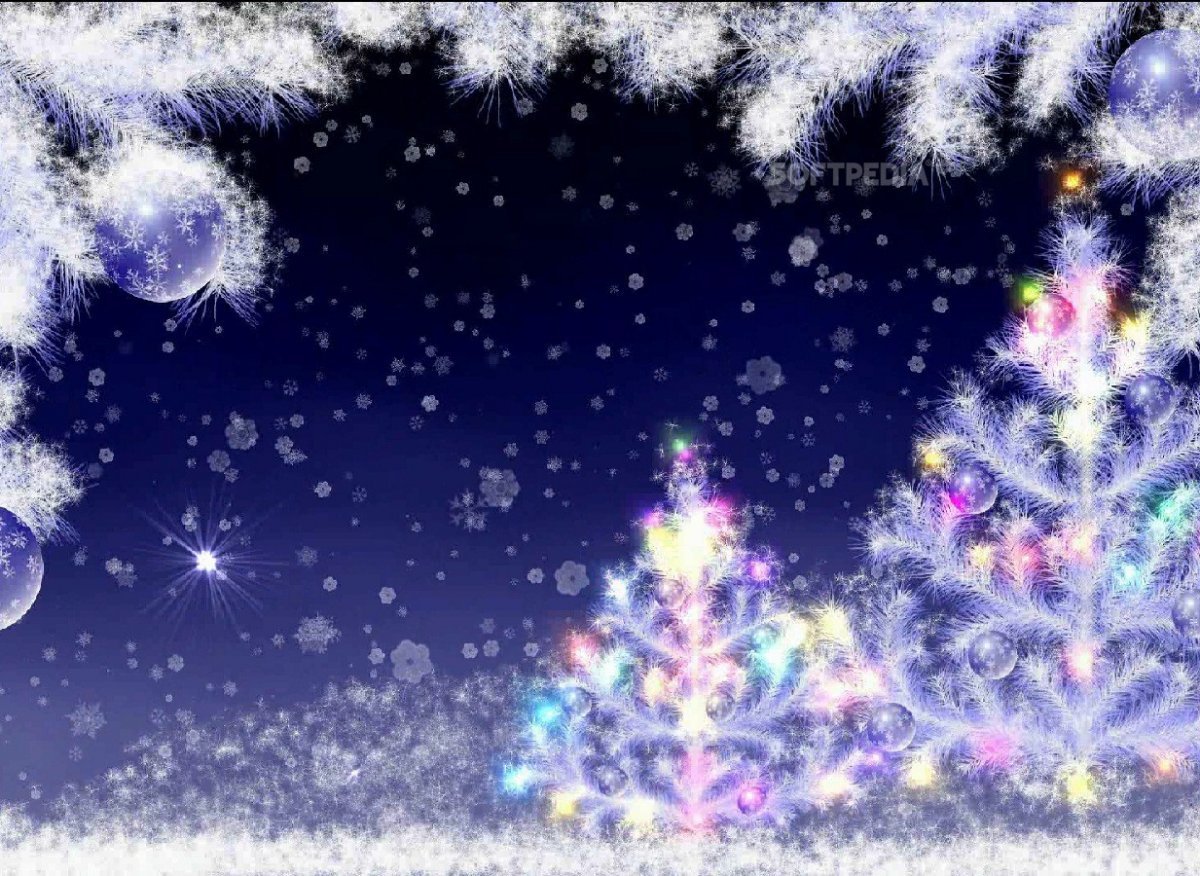 Красивые падающие снежинки. Красивый новогодний фон. Зимний фон. Новогодний снегопад. Новогодняя анимация.