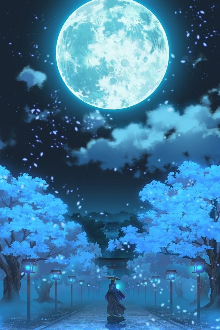 Голубая Луна аниме