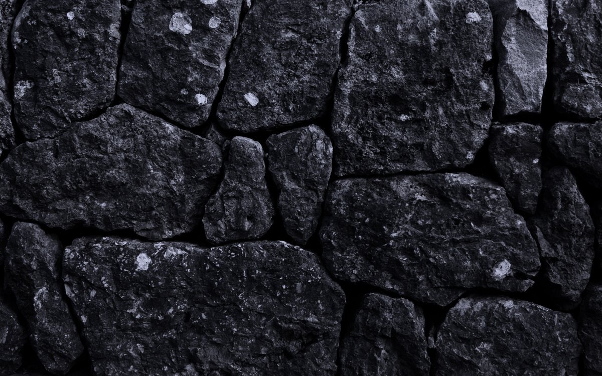 Фон текстура черный камень