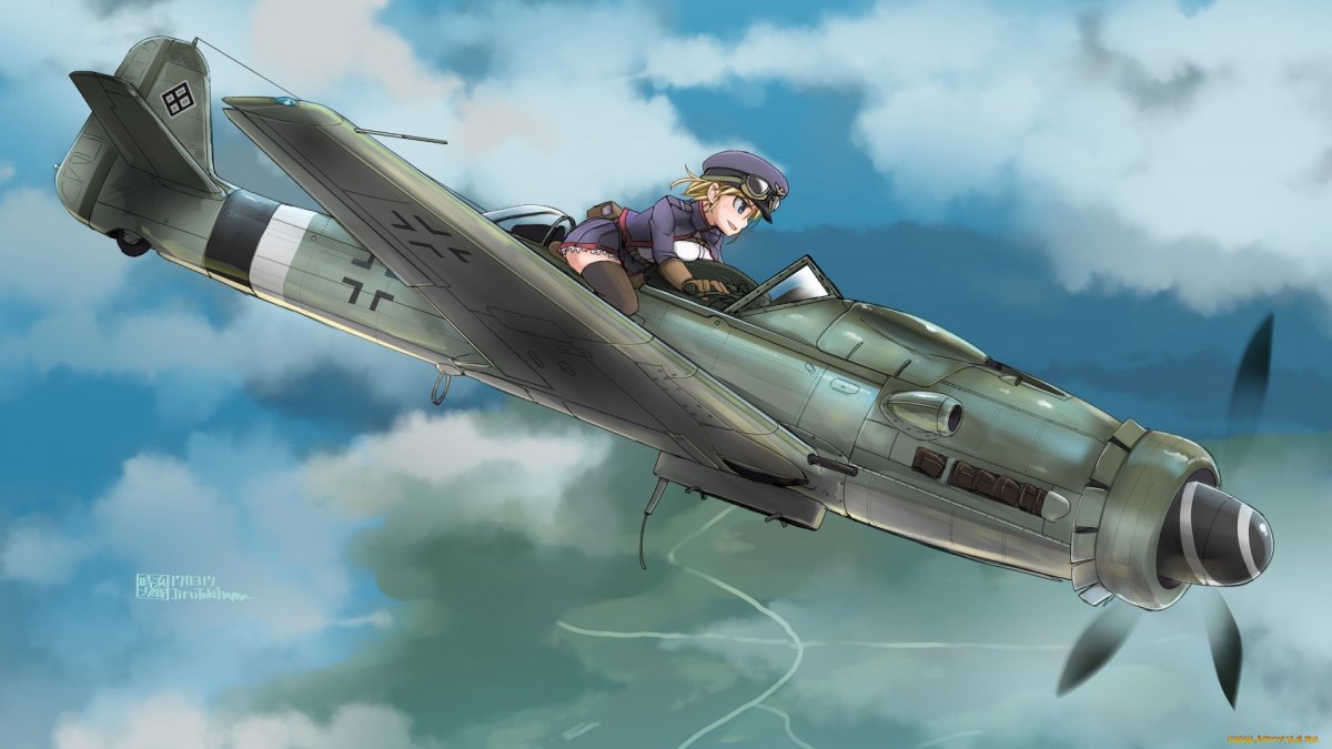 Аниме про самолеты и летчиков