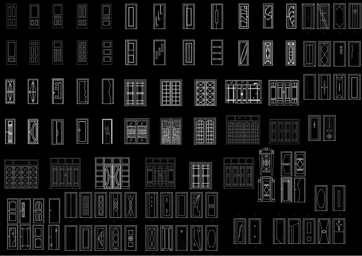 Блоки AUTOCAD 2d