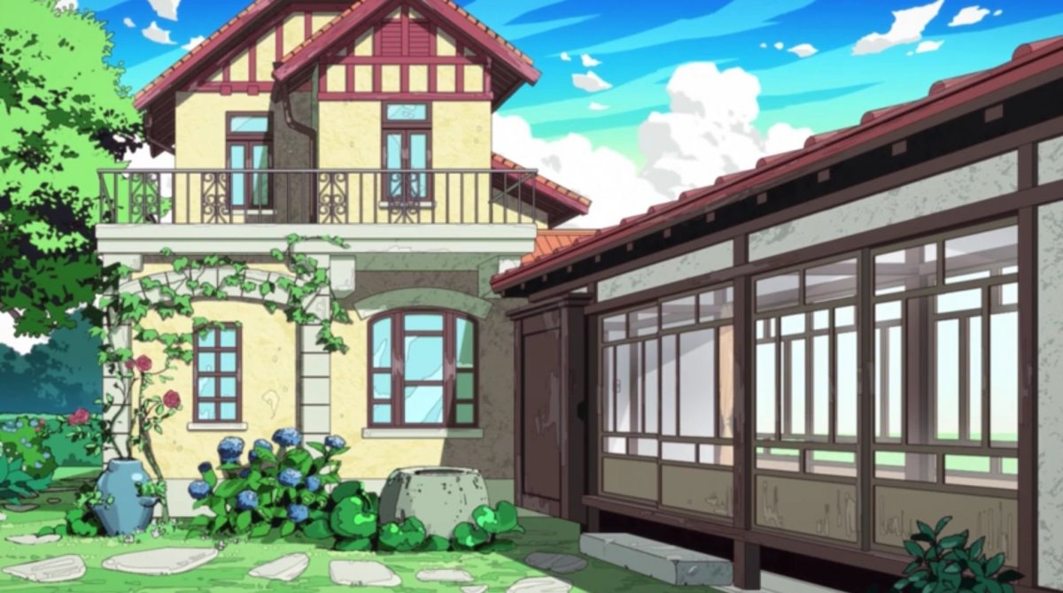 Дом аниме снаружи