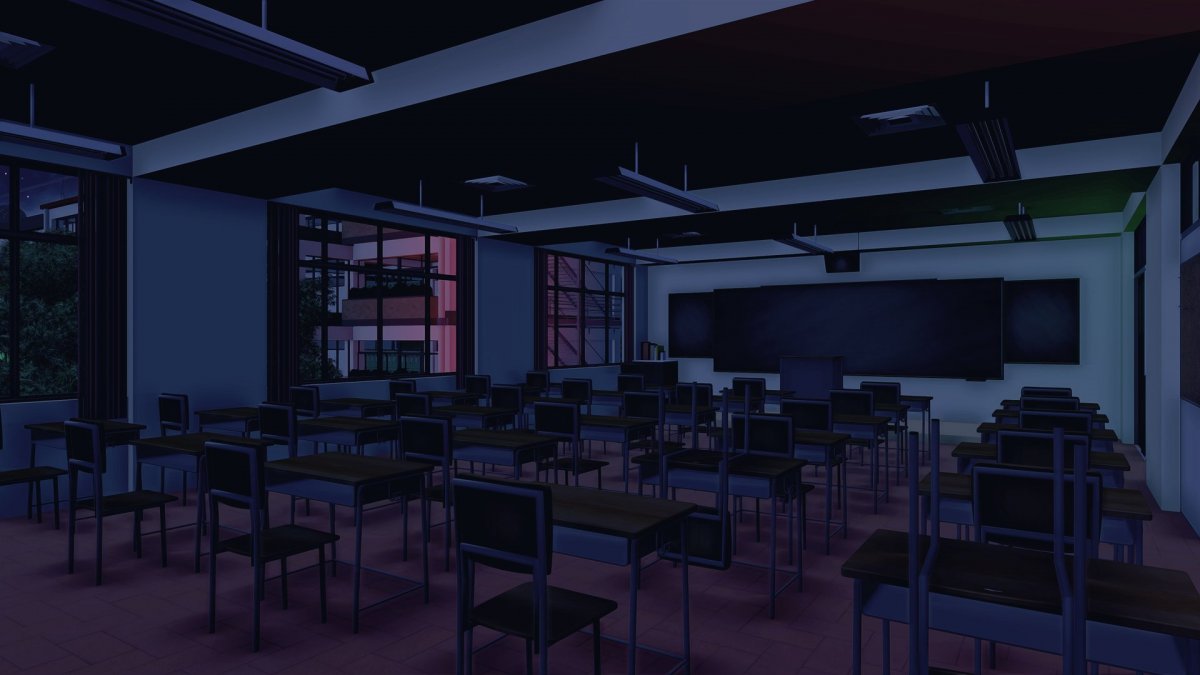 Фото класса в школе аниме