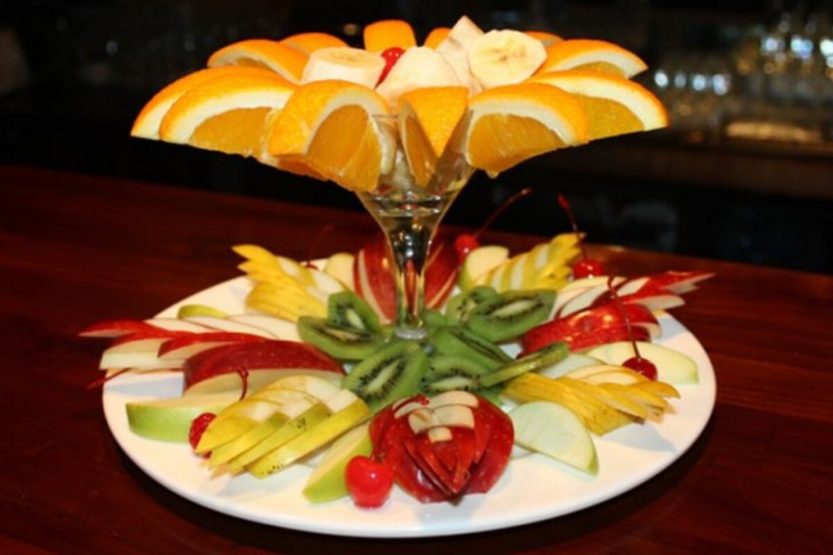 Красивая нарезка фруктов: ТОП Лучших идей на праздничный стол!