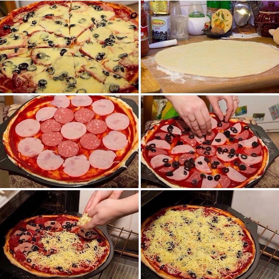 Что нужно для домашней пиццы. Пицца самодельная. Ингредиенты для пиццы. Выложить Ингредиенты на пиццу. Быстрые блюда.